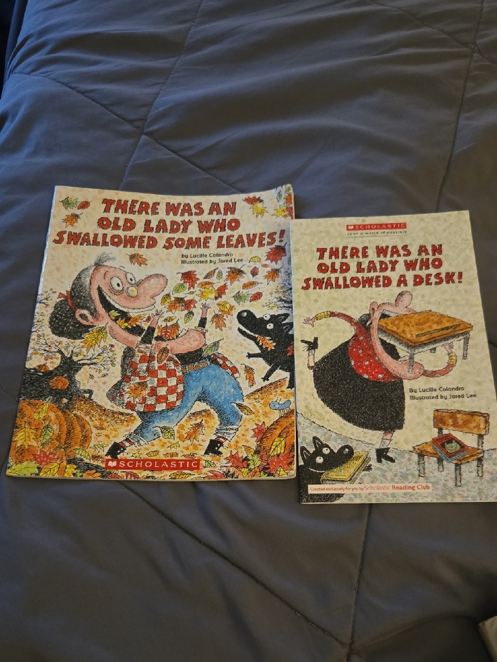 Lot Of 2 There Was An Old Lady Who Swallowed.....